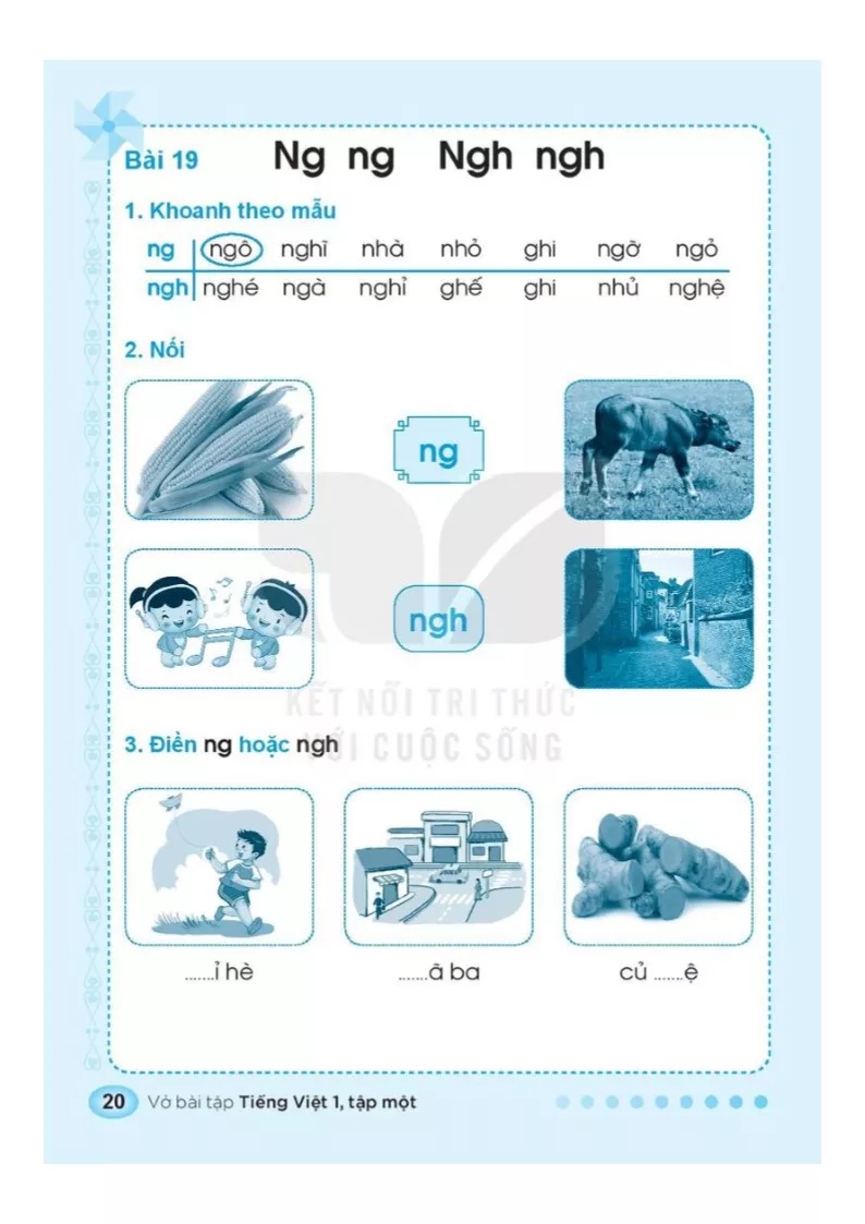 [SBT Scan] BÀI 19. Ng, Ng; Ngh, Ngh - Sách Bài Tập - Học Online Cùng ...